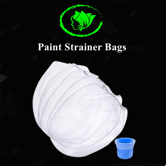 50 Pack Paint Strainer Bag (1 Gallon Bucket Size) - 200 Micron Fine Mesh Disposable Bag Filters with Elastic Top Opening - Perfect Filter Bags for